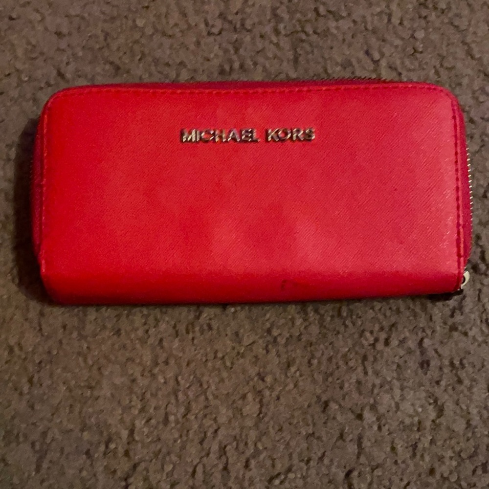 Red MK wallet